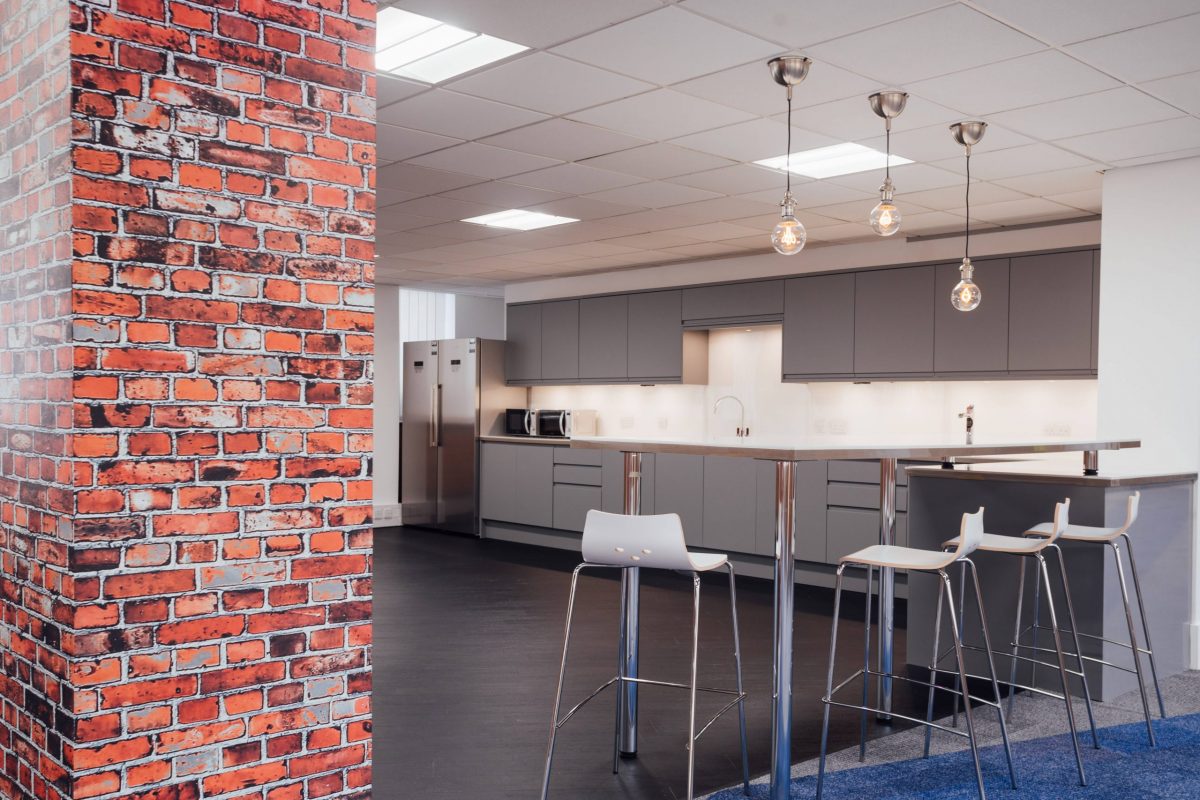 kitchen area in office