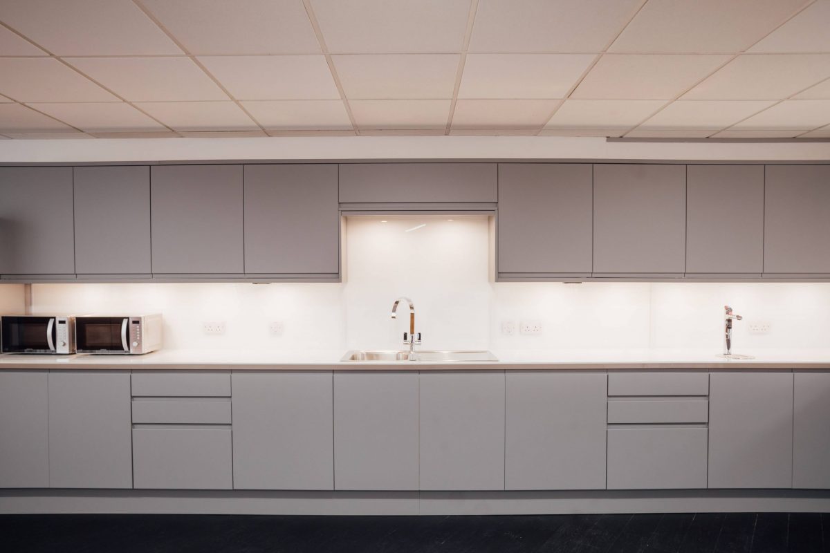 kitchen area in office