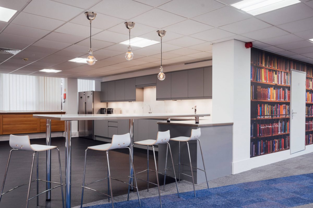 kitchen area in office