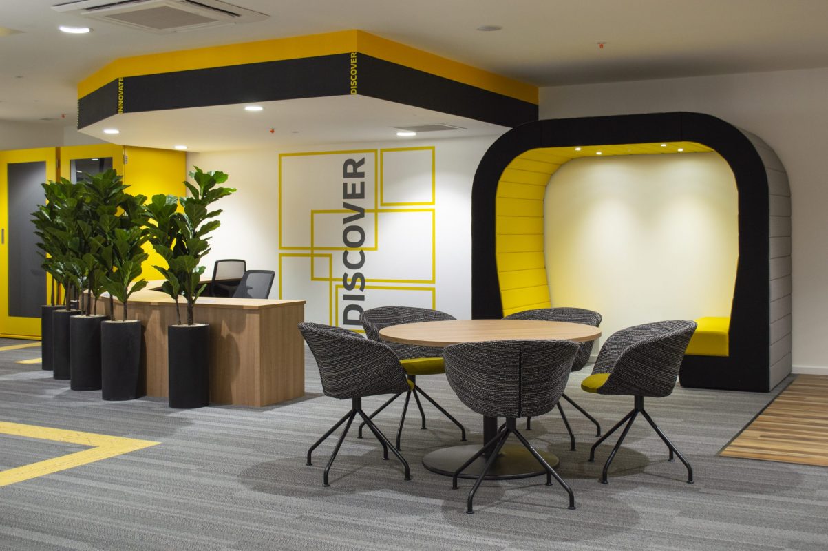 co-working office design and fit out