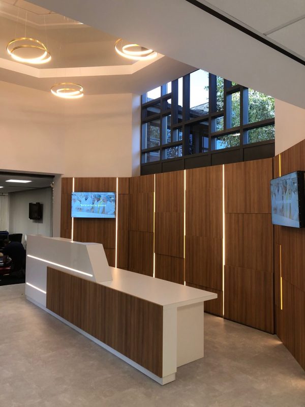 ferrero reception refurbishment