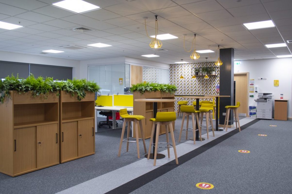 Hybrid working office design