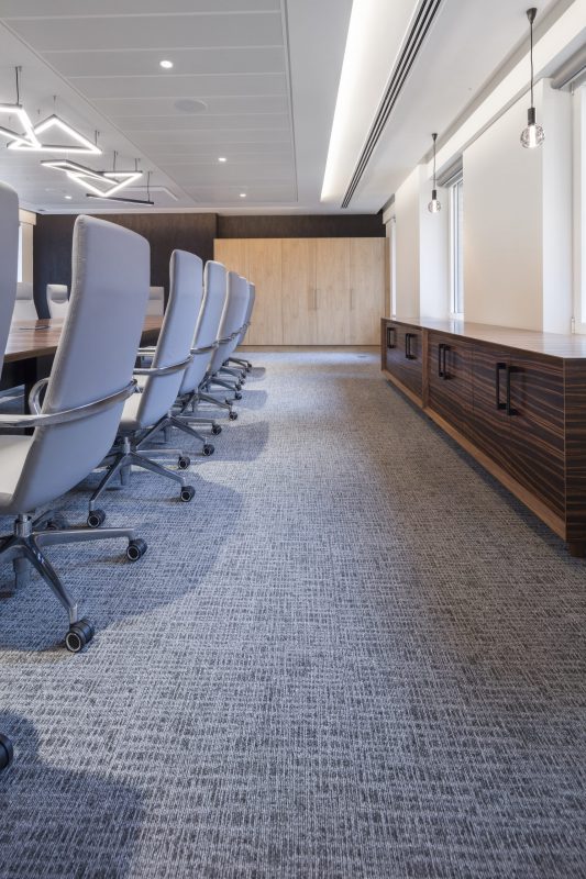 large office fit out and office design in London - Large meeting room