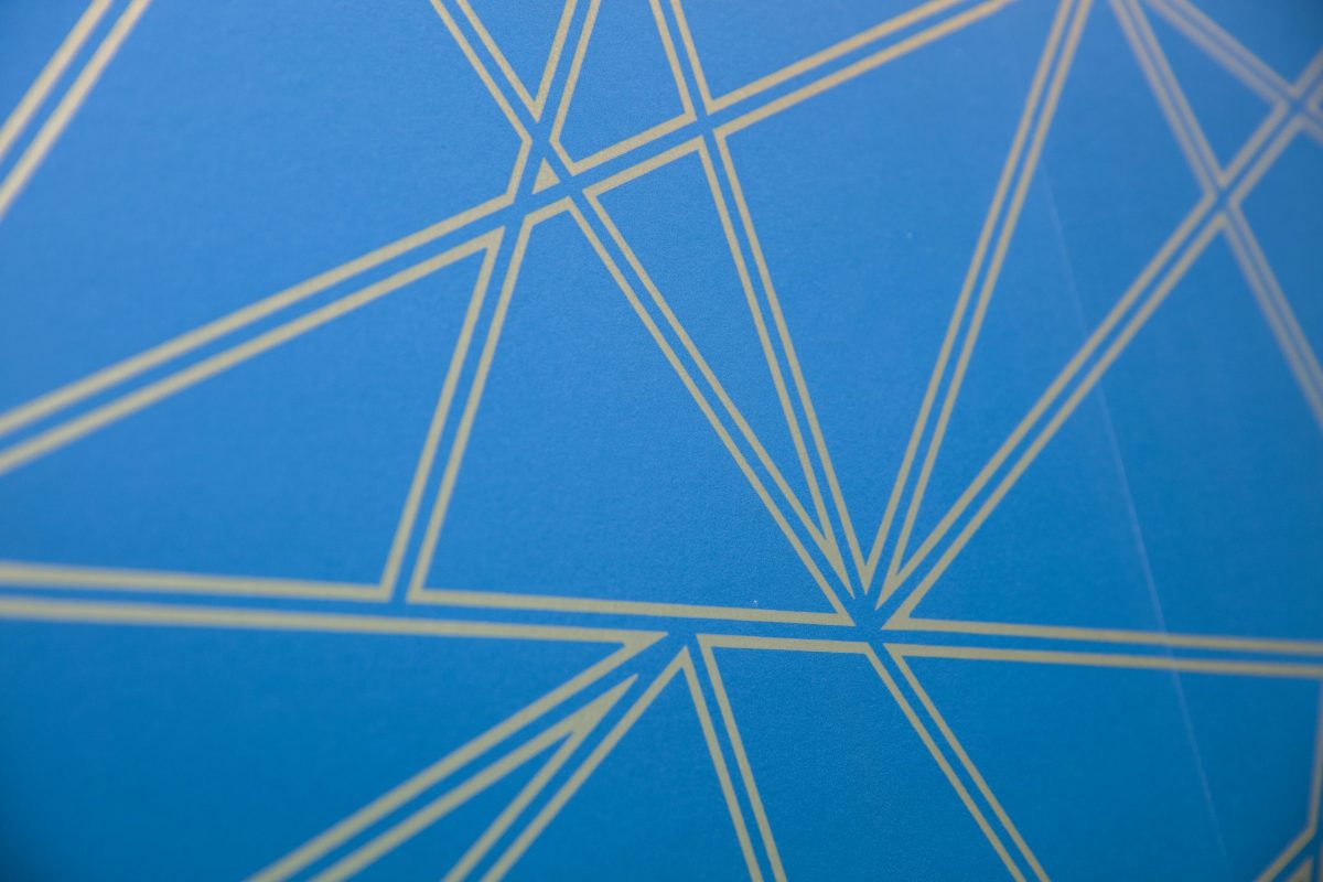 large office fit out and office design in London - wallpaper design